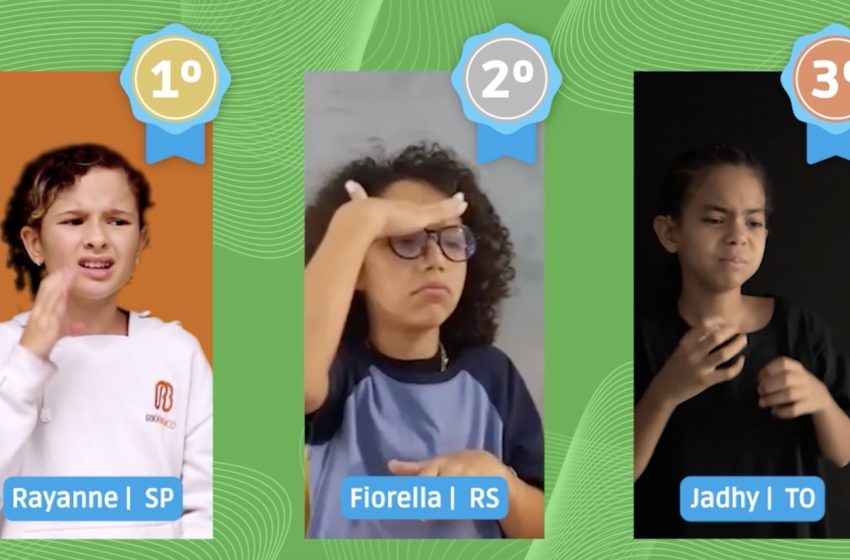  Aluna de Libras de Araguaína recebe prêmio nacional de Literatura Surda